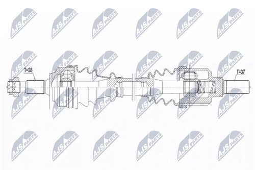 Semiasse nty 639mm - nty,