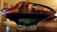 Vaso In Vetro Murano Pesante