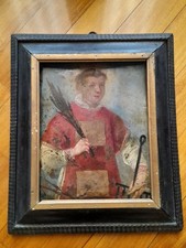 Quadro Olio su Rame Antico San