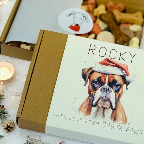 Boxer cane regalo natale - cane,