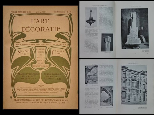Art decoratif fevrier 1900 - l'art,