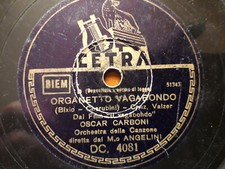 78 giri "CARBONI , FIORESI 