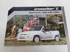 BROCHURE ORIGINALE IRMSCHER