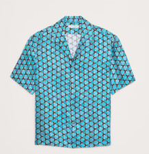 Camicia resort Banana Republic x The White Lotus in twill di seta blu taglia M nuova 200€