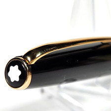 Penna stilografica Montblanc Generation - resina nera GT media pennino oro 14 carati NOS!