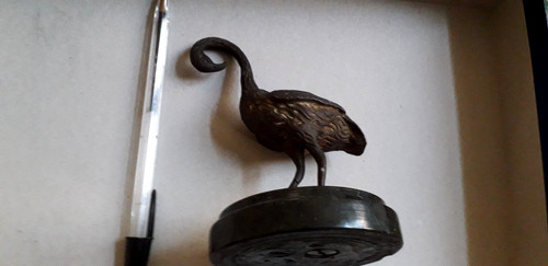 Scultura fenicottero rame - ,