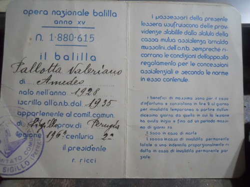Pnf onb tessera - pnf,