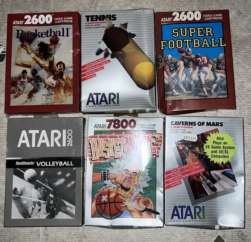 Atari 7800 2600 lotto 6 - atari, 7800-2600-