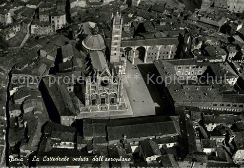 Siena veduta aerea - , cattedrale