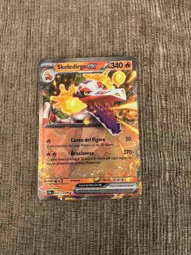 Carta pokémon skeledirge - skeledirge, ex
