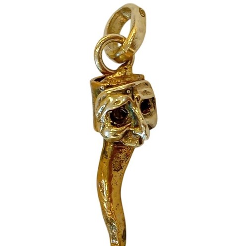 Ciondolo corno pulcinella - ciondolo,