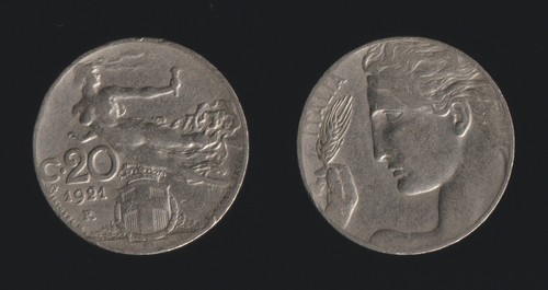 Centesimi 1921 liberta - centesimi, liberta'