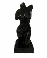 Busto Donna Marmo Nero H20cm /