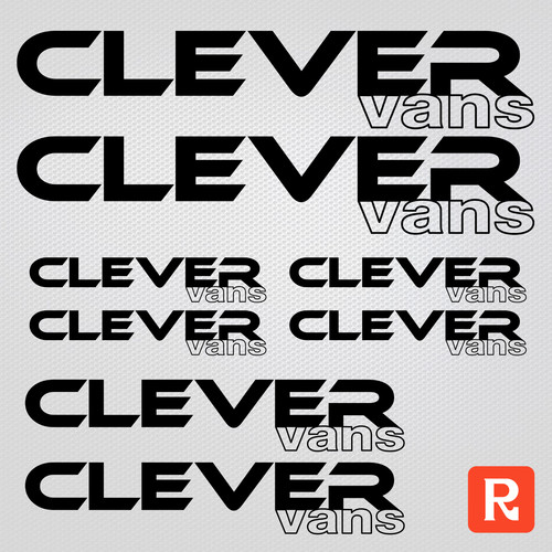Adesivi clever vans - adesivi, 8