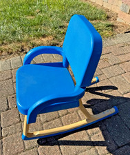 Sedia a dondolo vintage 1985