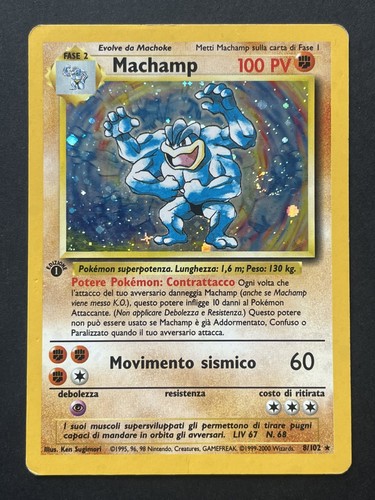 Machamp holo edizione - machamp,