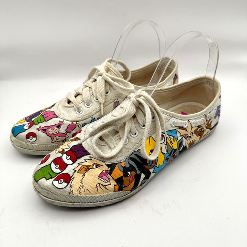Scarpe pokemon dipinte - dipinte, mano