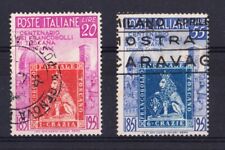 REPUBBLICA 1951 CENTENARIO FRANCOBOLLI DI TOSCANA SERIE COMPLETA USATA