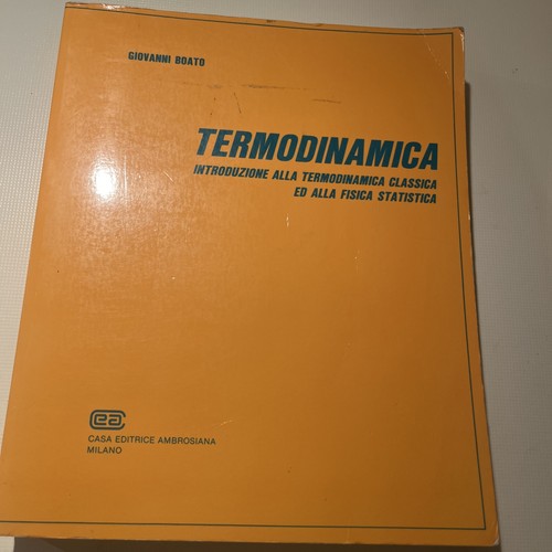 Termodinamica introduzione a - .,