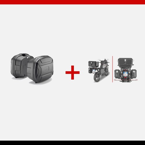 Kit givi trk35bbpack2 valigie - trk35bbpack2,