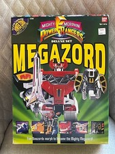 ACTION FIGURE MEGAZORD VINTAGE 1993 BANDAI POWER RANGERS DELUXE SET NUOVO IN SCATOLA
