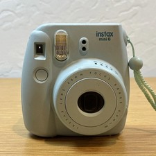 Fujifilm Instax Mini 8 fotocamera pellicola istantanea blu ghiaccio con 3 confezioni di pellicola TESTATA