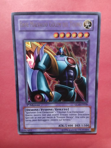 Eroe malvagio golem - yu-gi-oh!,