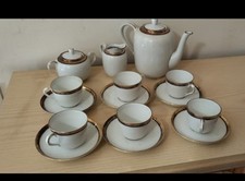 set tazzine caffe con oro anni 70