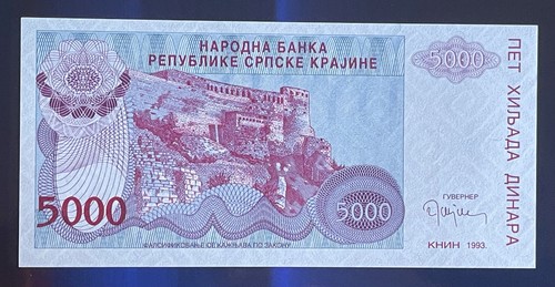 Croazia serba 5000 dinari