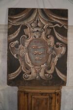 Antico Stemma Nobiliare Toscano 800 Secolo su Tavola Lignea Araldica Fiorentina