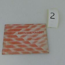 originale Honda CB 500T 1974 manuale manuale manuale manuale guida manual 2