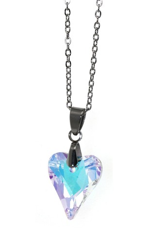 Collana cuore punta mezzo - cuore,