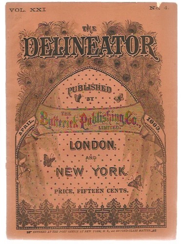 Vtg delineator magazine turn - vtg,