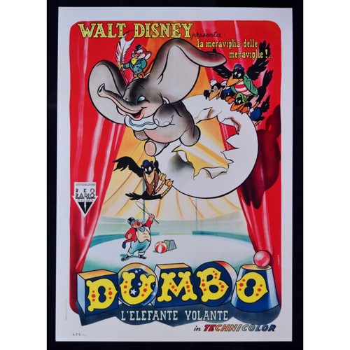 Locandina dumbo walt - locandina,