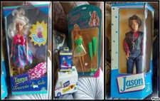 Set TANYA E JASON LEATHER JACKET GIOCHI PREZIOSI ANNI 90 RARE NEW IN BOX