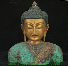 Statua busto testa di Buddha