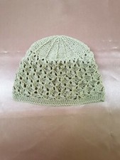 Cappellino neonato 0-3 mesi: 100%  cotone fatto a mano ??