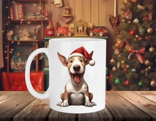 Tazza da caffè BULL TERRIER DOG DIVERTENTE DESIGN NATALIZIO 11 oz