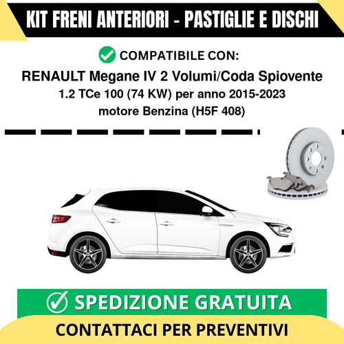 Kit freni anteriori pastiglie - kit,