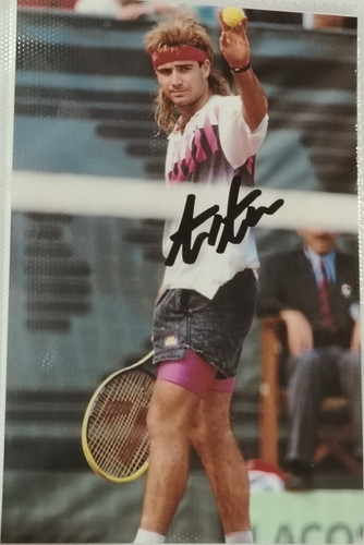 Autograph andre agassi tennis - andre',