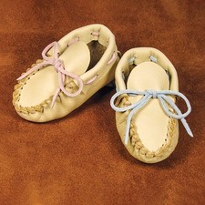 Mocassino in pelle per neonati