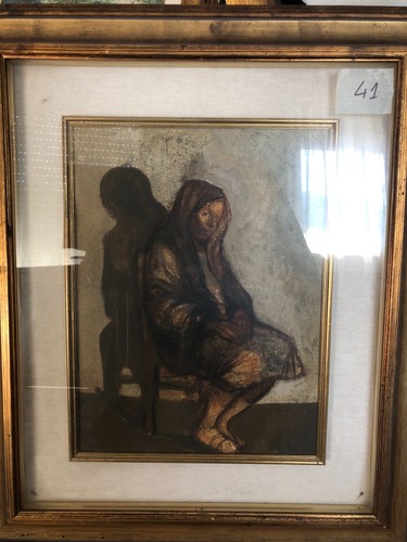 Dipinto attilio gattafu donna - attilio,