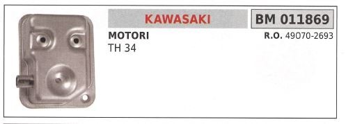 Marmitta kawasaki tagliasiepe - marmitta,