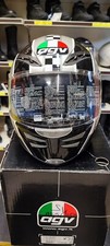 Casco AGV S4 Check argento/nero taglia XS