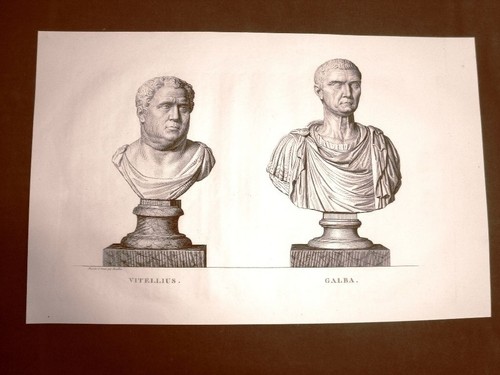 Incisione del 1811 vitellius - incisione,