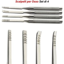 Scalpelli Osteotomi Osso Implantologia Strumenti Impianti Estrazione Dentista X4