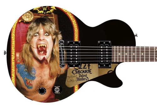 Chitarra ozzy osbourne - chitarra, firmata