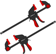 Set Da 2 Pezzi Di Morsetti Da Falegname, Morsetti per Legno, Strettoio Da Falegn