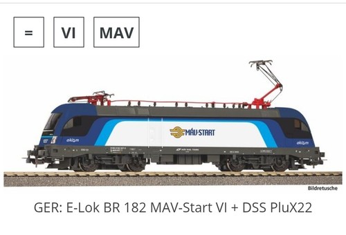Locomotore elettrico piko mav - elettrico,