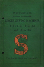 Singer 111W112 111W113 111W115